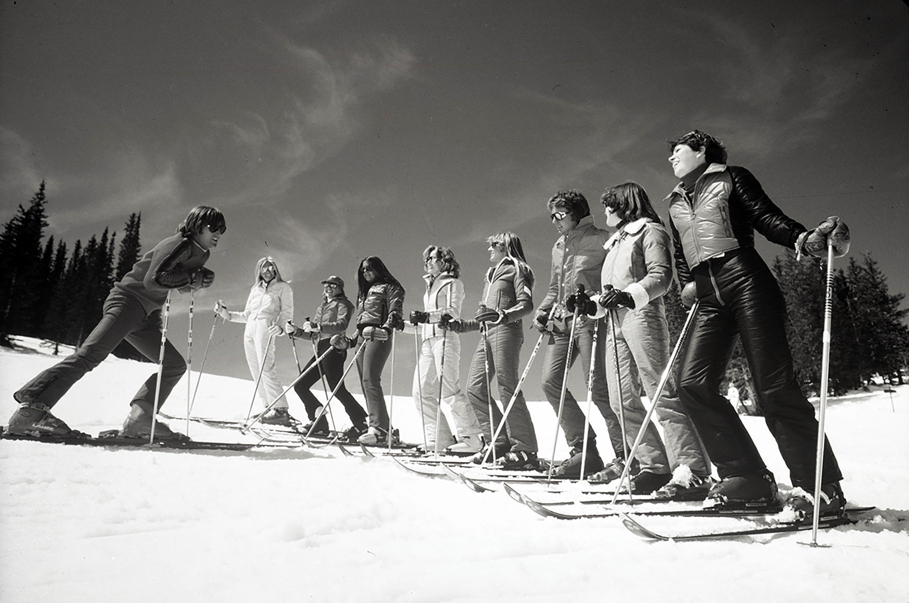 Flashback Friday: A ski school class in the 1970s